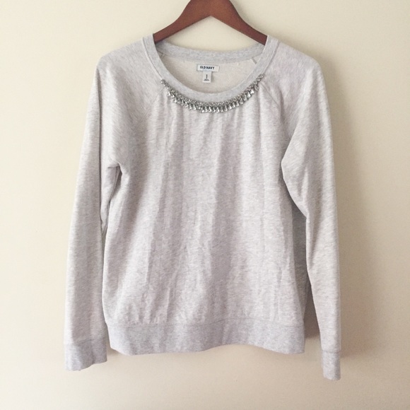 Old Navy Tops - Rhinestone Sweatshirt by Old Navy